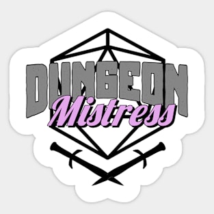 Dungeon Mistress (Black) Sticker